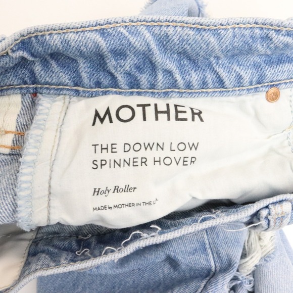 MOTHER Superior The Down Low Spinner Hover Holy Roller Jeans 23 Wide Leg Baggy - Picture 10 of 12